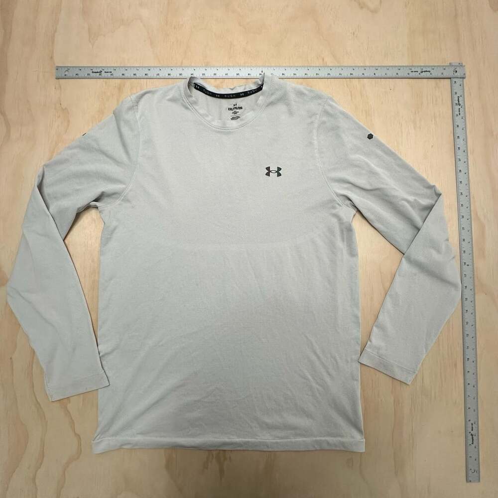Under Armour Rush Seamless Long Sleeve Shirt Size XXL Gray